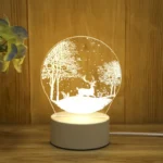 Romantic Love 3d Acrylic Led Lamp For Home Children S Night Light Table Lamp Birthday Party 8.webp