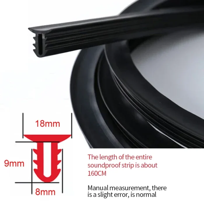 Seametal Car Dashboard Sealing Strip Soundproof Noiseproof Rubber Strip Universal Sealing Strips For Car Interior Accessories 2.webp