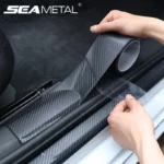 Seametal Carbon Fiber Sticker Car Door Sill Protector Film Auto Door Sill Edge Side Mirror Anti.webp