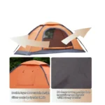 Single Tent 2 Person Backpacking Tent Thickening Ultralight Travel Tent Waterproof Hiking Survival Outdoor Camping Fishing 3.webp