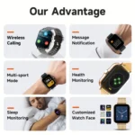 Smartwatch 1 44 1 83 Color Screen Full Touch Custom Dial Smart Watch Women Bluetooth Call 1 1.webp