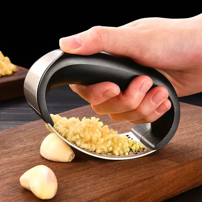 Stainless Steel Garlic Press Crusher Manual Garlic Mincer Chopping Garlic Tool Fruit Vegetable Tools Kitchen Accessories.webp