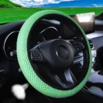 Summer Four Seasons Breathable Massage Comfortable Mesh Cloth Car Steering Wheel Cover Women S Car Accessories 1.webp