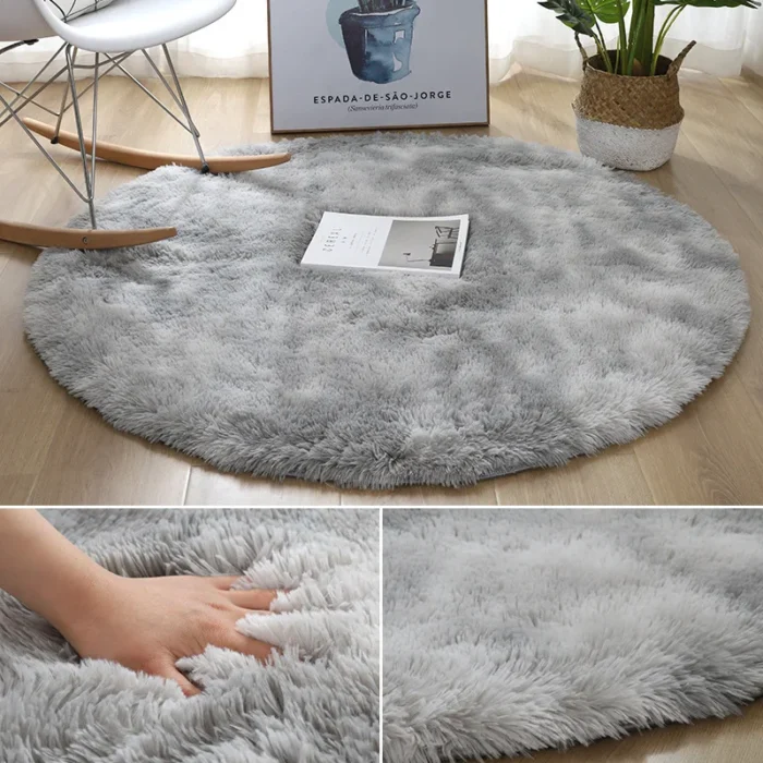 Super Soft Plush Round Rug Mat Fluffy White Carpets For Living Room Home Decor Bedroom Kid 1 1.webp