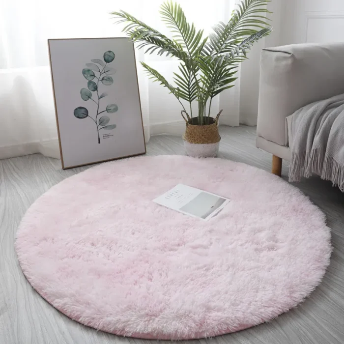 Super Soft Plush Round Rug Mat Fluffy White Carpets For Living Room Home Decor Bedroom Kid 10.webp