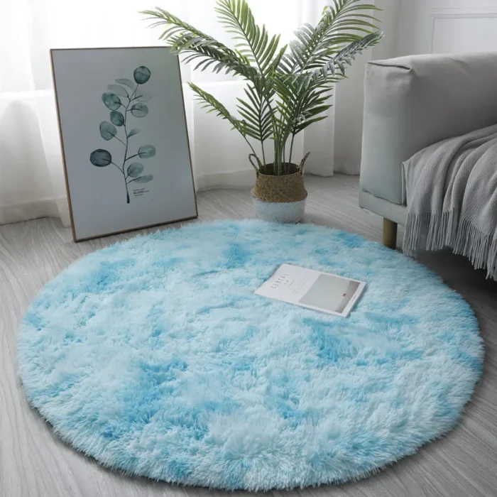 Super Soft Plush Round Rug Mat Fluffy White Carpets For Living Room Home Decor Bedroom Kid 4.webp