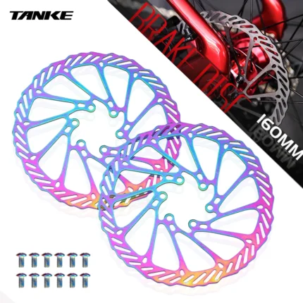 Tanke Bike Disc Brake 140 160 180 203 Rotors With Bolts Hydraulic Brake Road Mountain Bicycle 1.webp