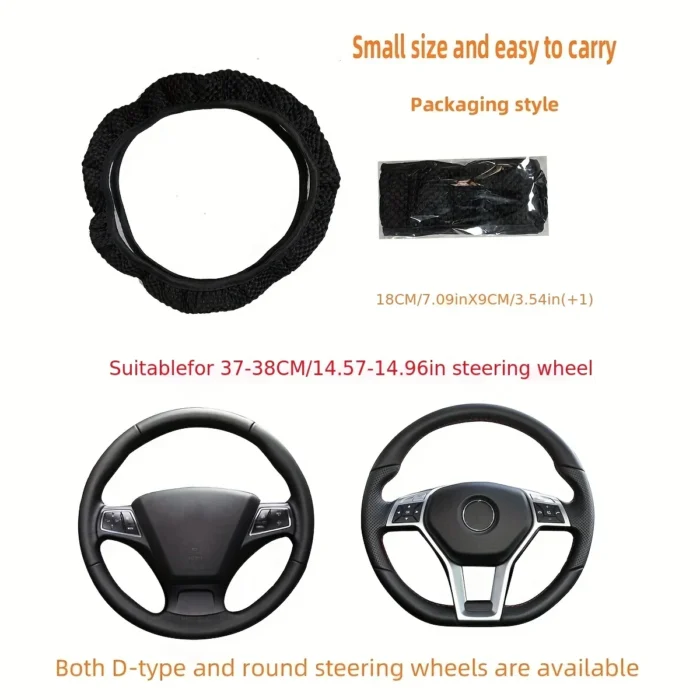 Three Dimensional Mesh Breathable Sweat Absorbing Comfortable Car Steering Wheel Cover Without Inner Ring For 38mm 5.webp