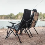 Tryhomy Outdoor Folding Chair Portable Recliner With Pillow Ultralight Fishing Beach Chair Back Adjustable Camping Chair 5.webp