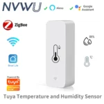 Tuya Zigbee Wifi Temperature And Humidity Sensor Indoor Smart Home Smart Life Work With Alexa Google.webp