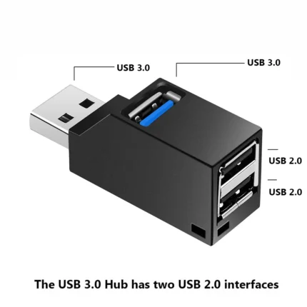 Usb 3 0 Hub 3 Ports Portable Fast Data Transfer Usb Splitter For Computer Laptop Docking 1.webp