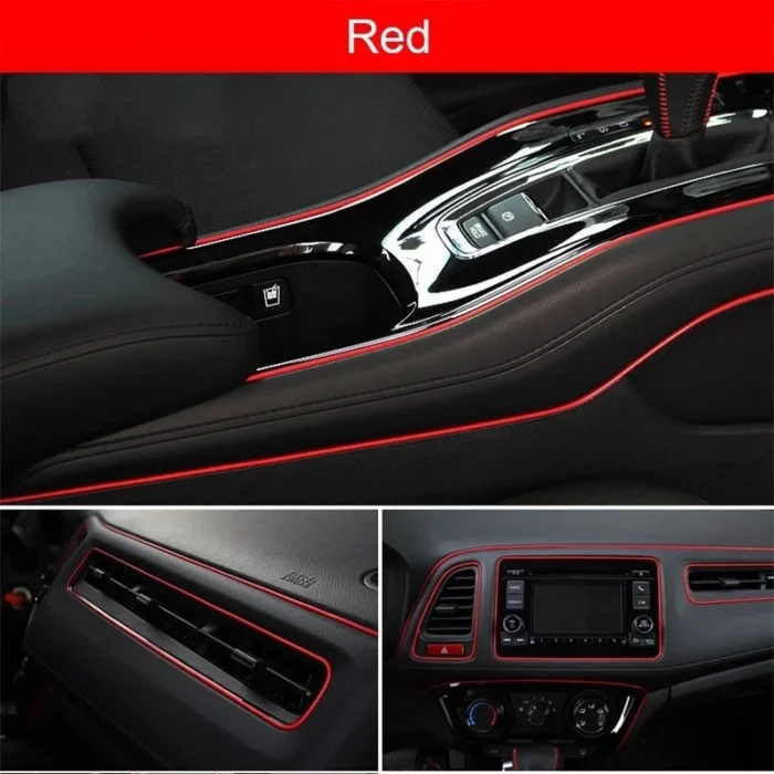 Universal Car Moulding Decoration Flexible Strips 5m 3m 1m Interior Auto Mouldings Car Cover Trim Dashboard 4.webp