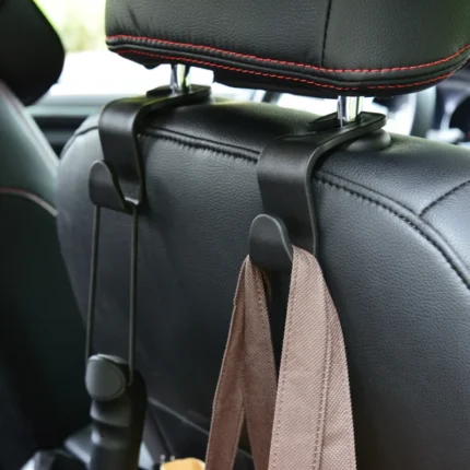 Universial Car Storage Hooks Headrest Hooks Car Seat Hanger Hook Organizer Plastic Storage Holder For Handbag.webp