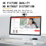 Webcam 4k 1080p Mini Camera 2k Full Hd Webcam With Microphone 15 30fps Usb Web Cam 2.webp