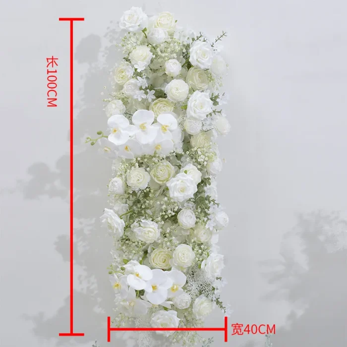 Wedding Arch Arrangement Artificial Flowers Hydrangea Baby Breath Flower Row T Stage Decor Road Leading Flower 1 1.webp