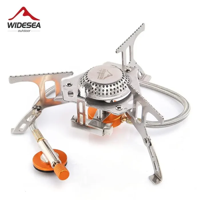 Widesea Camping Gas Stove Outdoor Tourist Burner Strong Fire Heater Tourism Cooker Survival Furnace Supplies Equipment