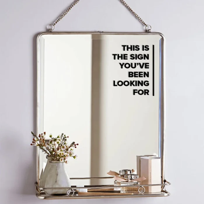 You Look Amazing Mirror Decal Vinyl Decal Bathroom Decor Shower Door Decal Wall Sticker Art Home 1.webp