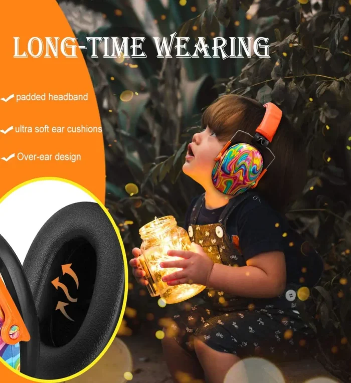 Zohan Kid Ear Protection Baby Noise Earmuffs Noise Reduction Ear Defenders Earmuff For Children Adjustable Nrr 1 1.webp