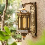 8m Outdoor Wall Lamps Bronze Lighting Led Sconces Classical Waterproof Retro For Home Balcony Decoration 2