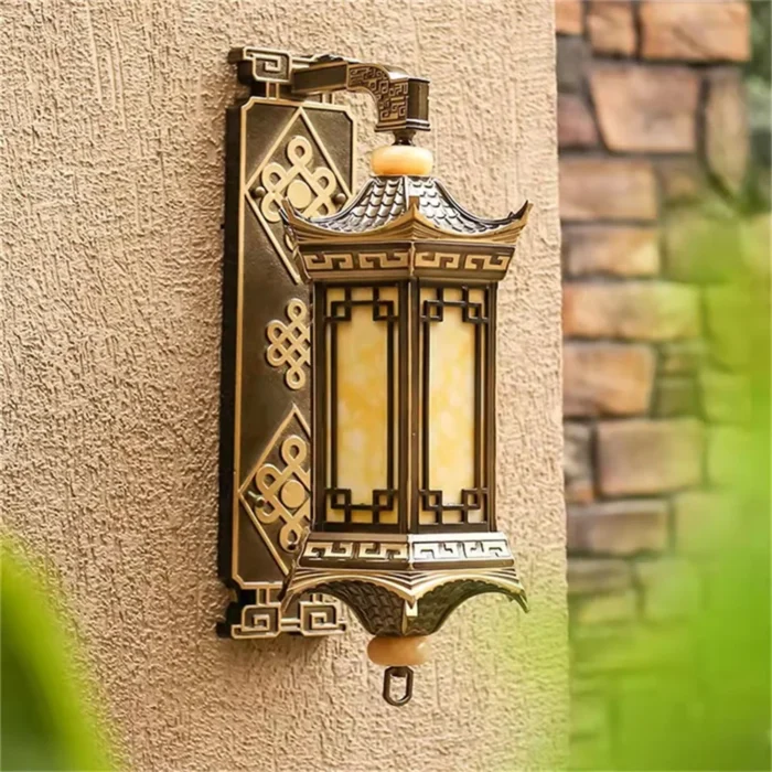 8m Outdoor Wall Lamps Bronze Lighting Led Sconces Classical Waterproof Retro For Home Balcony Decoration 3