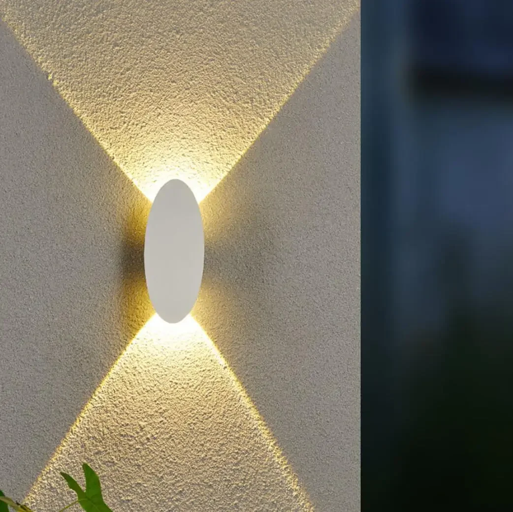 Ac85 265v 6w Led Wall Lamp Indoor And Outdoor 4 Types Modern Minimalist Style Ip65 Waterproof 1