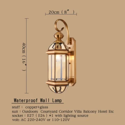 Anita Modern Wall Lamps Fixture Light Outdoor Waterproof Contemporary Creative Decorative Fo Courtyard Corridor Villa Duplex 1