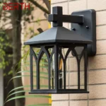 Berth Outdoor Black Light Led Retro Wall Sconces Lamps Classical Waterproof For Home Balcony Decoration