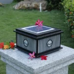 Brother Outdoor Solar Post Lamp Vintage Creative Simple Pillar Lights Led Waterproof Ip65 For Home Villa 3