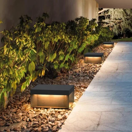 Bollard Lights Stainless Waterproof Ip65 Landscape Garden Square Column Led Park Lamp Pillar Lights Garden Light 1