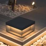 Bollard Lights Stainless Waterproof Ip65 Landscape Garden Square Column Led Park Lamp Pillar Lights Garden Light 3