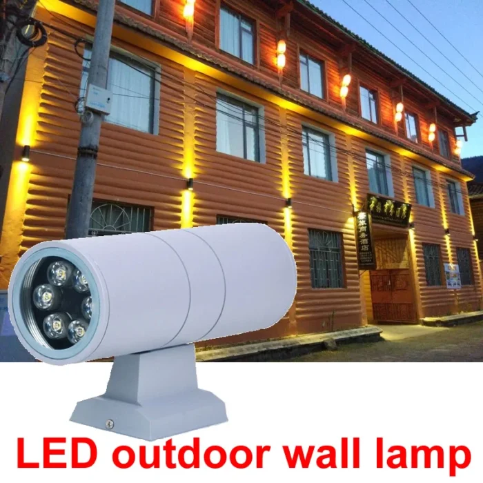 Courtyard Up Down Led Outdoor Wall Light 12w 18w 110v 220v Porch Lights Outdoor Lighting Wall