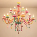 Designer Colorful Crystal Children S Hanging Chandelier Lights Lustre Romantic Bedroom Decoration Suspension Led Lighting 1