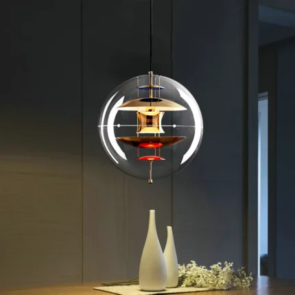 Globe Planet Led Pendant Lamp Bar Living Room Chandelier Restaurant Designer Pendant Lights Home Decor Lustre