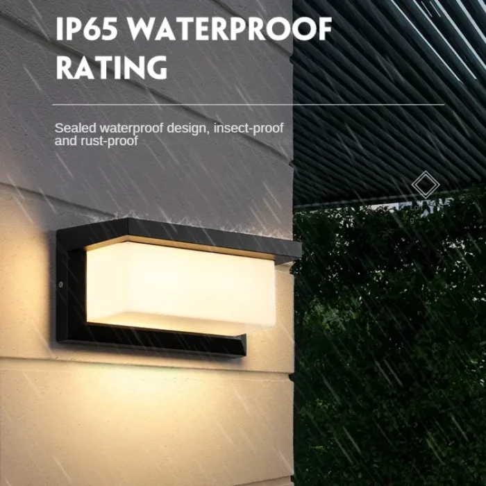 Led Outdoor Wall Lamp Waterproof Outdoor Terrace Wall Lamp Modern And Simple Courtyard Exterior Wall Human 1