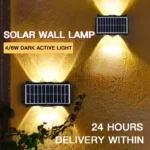 Led Solar Wall Light Waterproof Wall Light 4w 6w For Outdoor Garden Outdoor Balcony Courtyard Energy