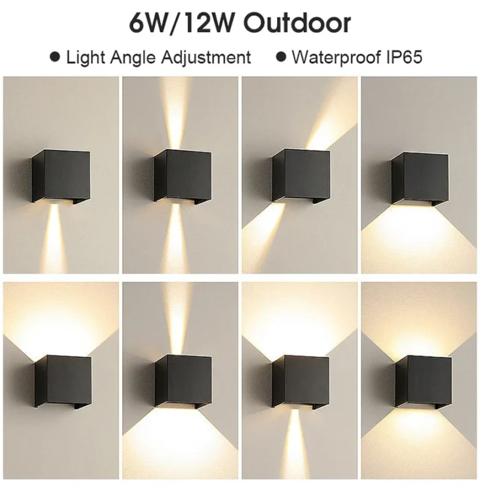 Led Outdoor Wall Light Ip65 Waterproof 110v 220v 2 4 6 8 10w Aluminum Interior Wall 3