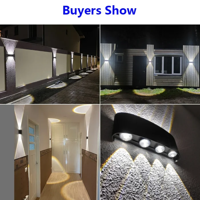 Led Outdoor Wall Light Ip65 Waterproof 110v 220v 2 4 6 8 10w Aluminum Interior Wall 5