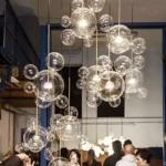 Modern Glass Bubble Led Pendant Lamp Bubbles For Living Dining Room Coffee Tables Bedroom Chandelier Home 1