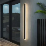 Modern Waterproof Outdoor Long Strip Led Wall Lamp Ip65 Aluminum Wall Light Garden Porch Sconce Light 5