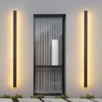 Modern Waterproof Outdoor Long Strip Led Wall Lamp Motion Sensor Outdoor Lighting Porch Lights Balcony Garden 5