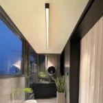 Modern Waterproof Outdoor Long Strip Led Wall Lamp Ip65 Aluminum Ceiling Light Garden Porch Sconce Light 1