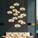 Modern Crystal Chandeliers Indoor Lighting Ceiling Lamp Hanging Lights Led Chandeliers For The Living Room Indoor 4