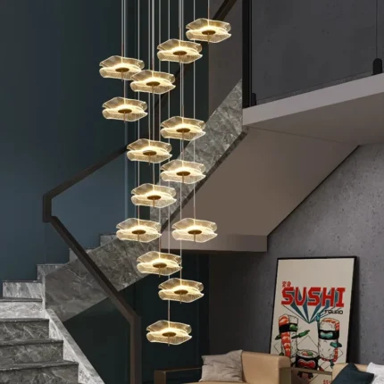 Modern Crystal Chandeliers Indoor Lighting Ceiling Lamp Hanging Lights Led Chandeliers For The Living Room Indoor