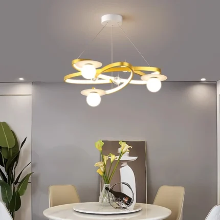 Modern Dine Dining Room Pendant Lights Indoor Lighting Ceiling Lamp Hanging Light Led Chandelier Decorative Indoor 7