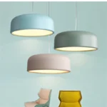 Nordic Denmark Modern Simple Macaron Colorful Ceiling Dual Use Lights Restaurant Bedroom Living Room Warm Single 1