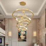 Nordic Home Decor Dining Room Pendant Crystal Lights Indoor Lighting Ceiling Lamp Hanging Light Chandelier Lamps 3