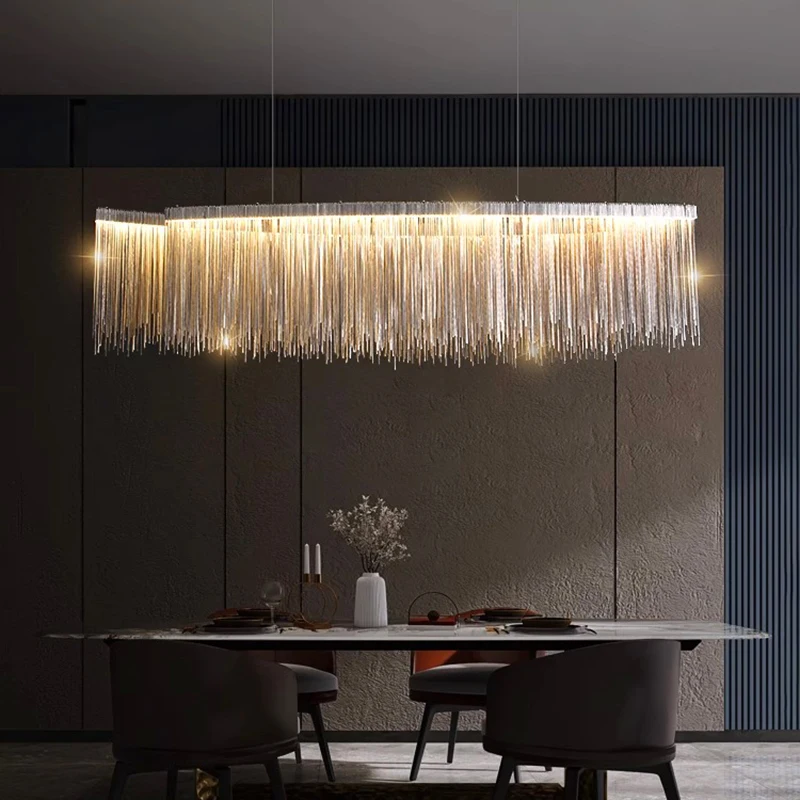Nordic Home Decor Dining Room Pendant Lamp Lights Indoor Lighting Stair Lamp Hanging Light Chandelier Lamps