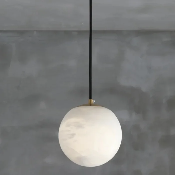 Pendant Light With Marble Modern Led Luxury Restaurant Ceiling Chandelier Home Decor Lustres Dining Room 2024 4