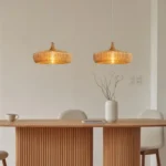 Sandyha Nordic Retro Log Restaurant Chandeliers Wooden Designer Led Lamp For Home Decor Bedroom Dining Table 1