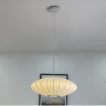 Silk Japanese Pendant Lamp Lustre Home Decor Chandelier Living Room Hotel Hall Restaurant Creative Suspension Lighting 3